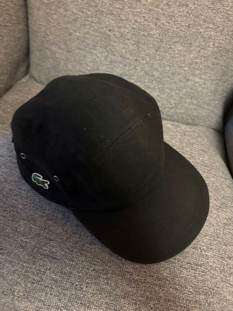 Lacoste × Supreme ブラックキャップ