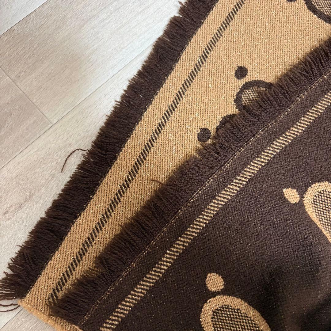GUCCI GGウールラメジャカードスカーフ
