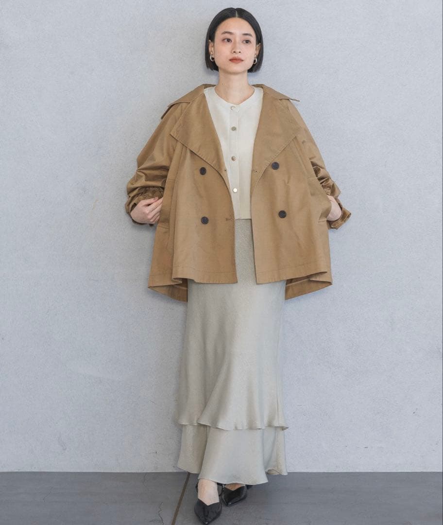 S*様 【試着のみ美品】A part byキャンディースリーブショートトレンチ