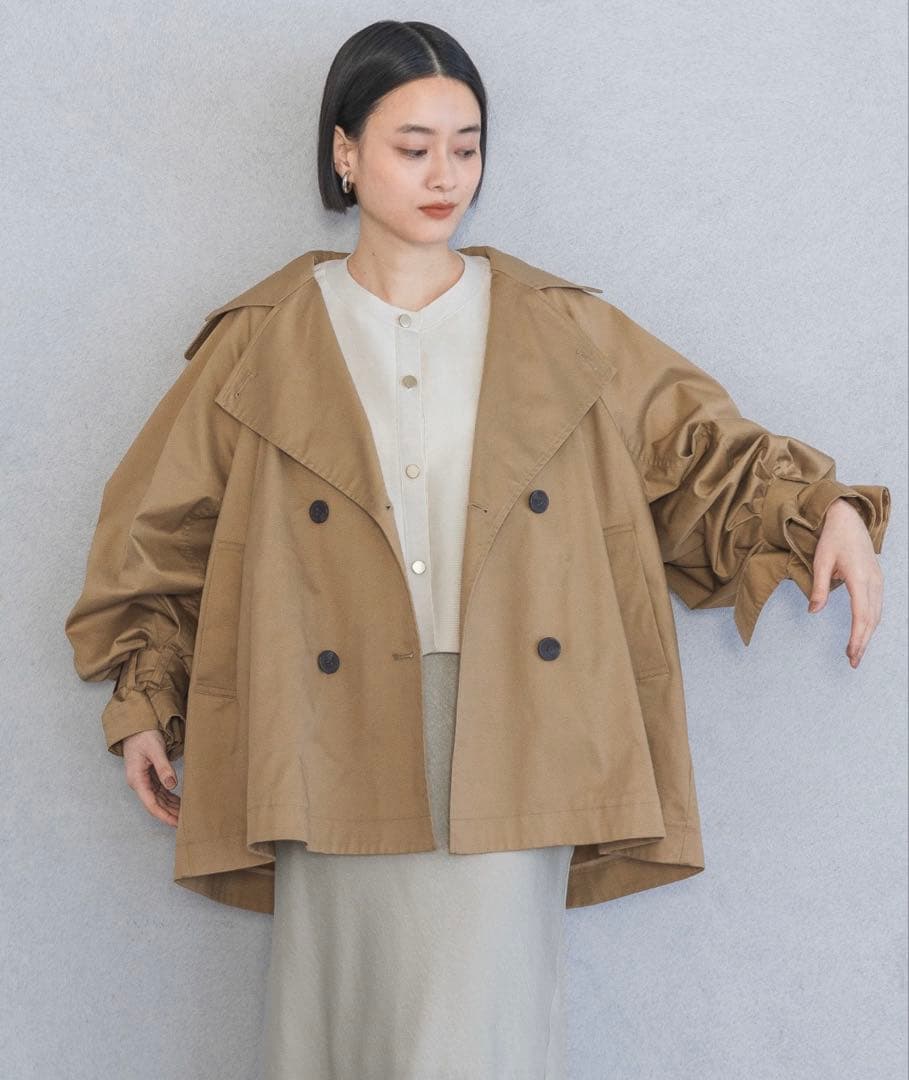 S*様 【試着のみ美品】A part byキャンディースリーブショートトレンチ