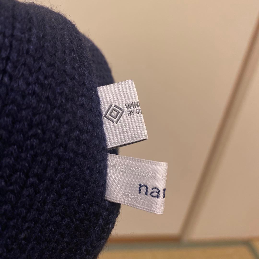 nanamica GORE-TEX ビーニーキャップ　ネイビー