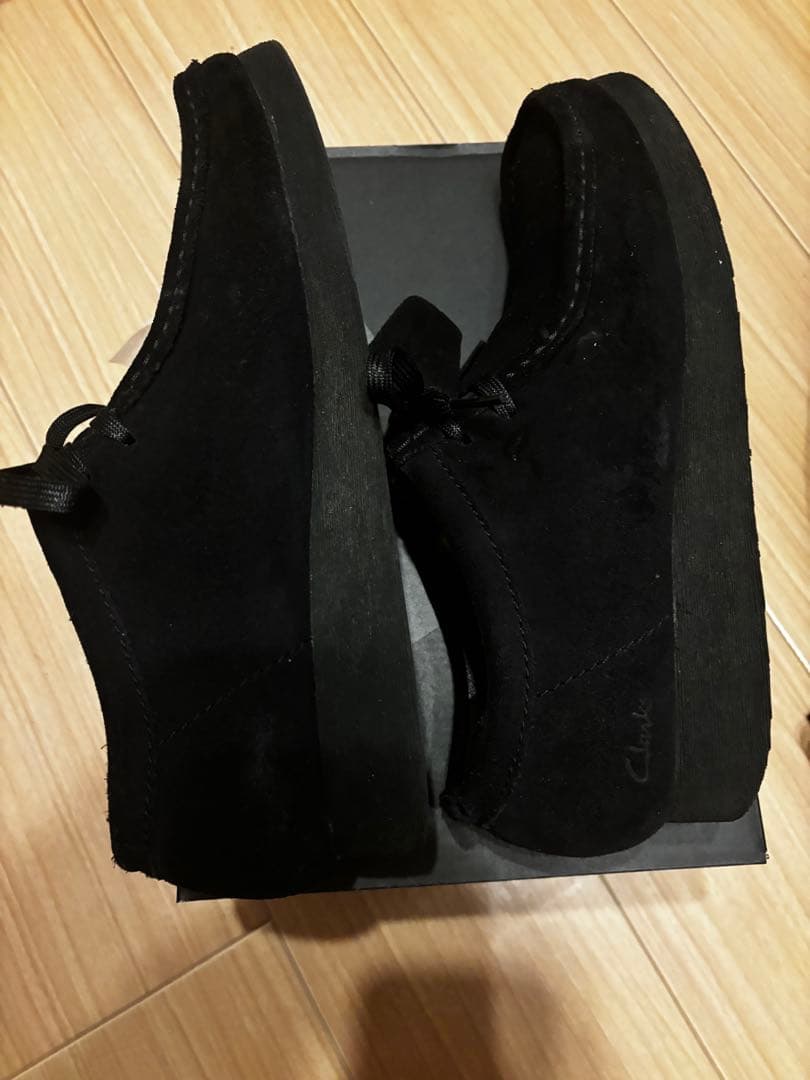 Clarks ブラック モカシン　クラークス　26.0cm