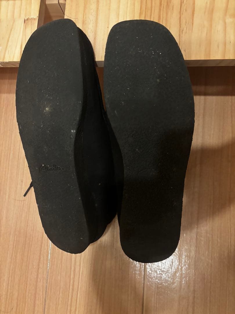 Clarks ブラック モカシン　クラークス　26.0cm