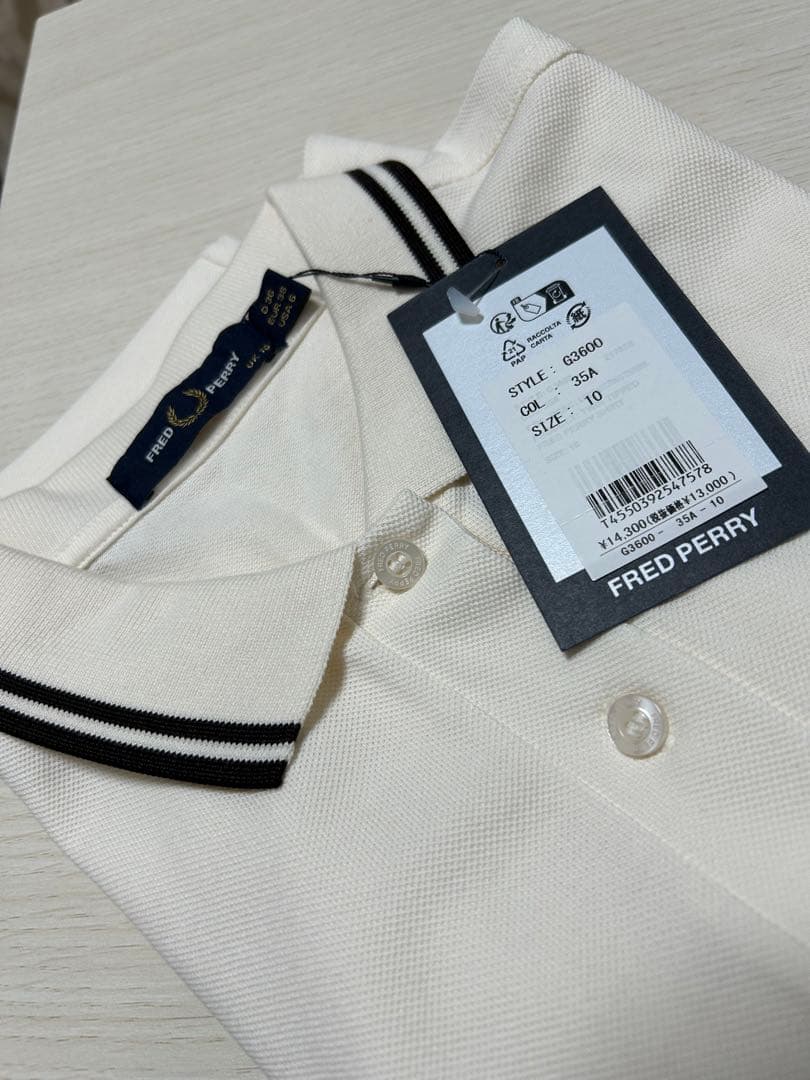 未使用Ray BEAMS 【別注】FRED PERRY ポロシャツ難あり