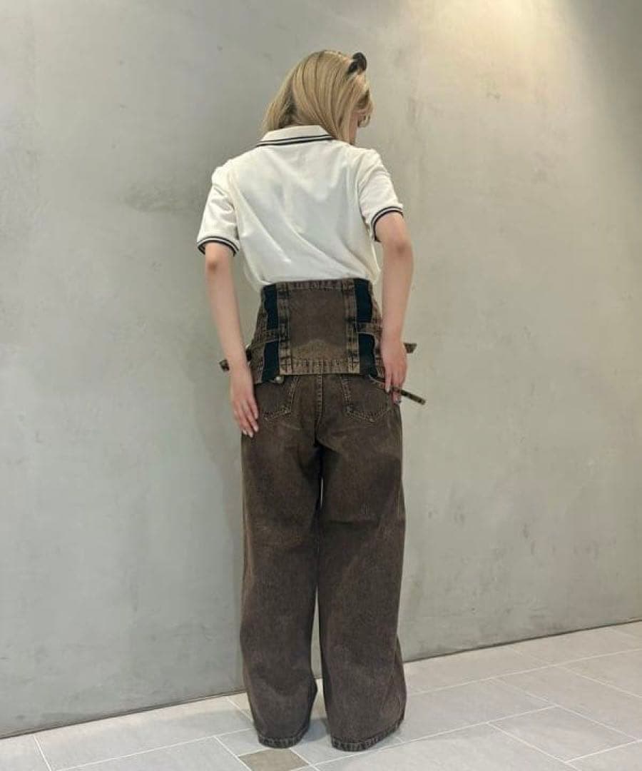 未使用Ray BEAMS 【別注】FRED PERRY ポロシャツ難あり