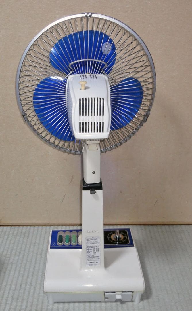 三菱 扇風機 R30-WTB　 昭和レトロ　昭和56年購入　 動作問題なし