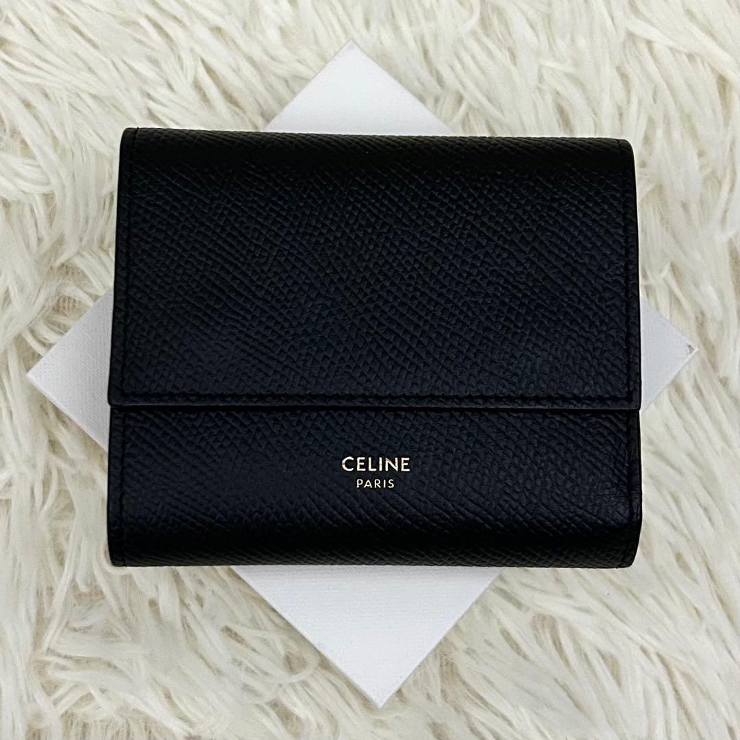 【極美品】CELINE スモールトリフォールドウォレット 三つ折り財布