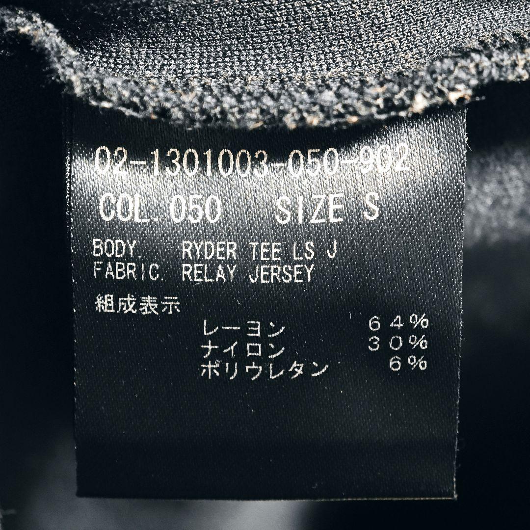 【美品：Theory】オリジナルストレッチ生地　長袖カットソー「S/M：ブラック