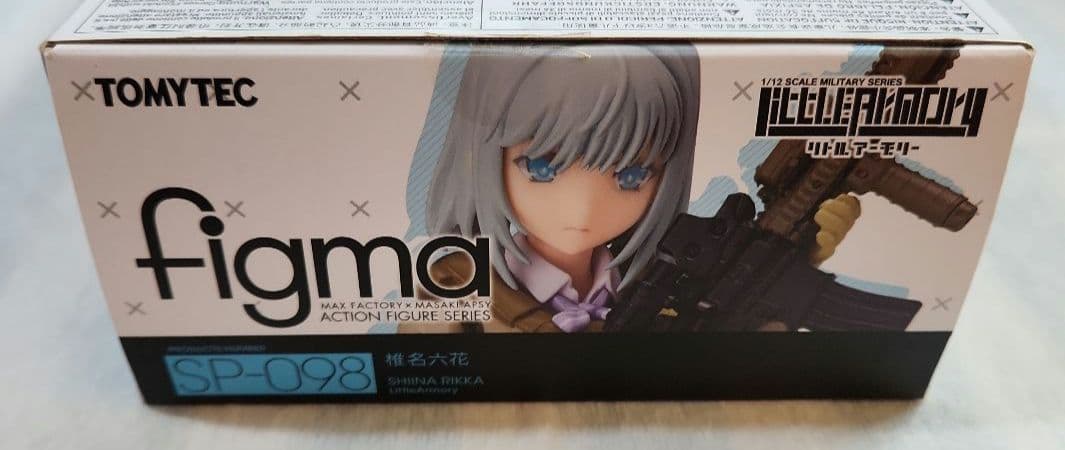 figma「リトルアーモリー 椎名六花(欠品有り)」+西部愛付属M249付き