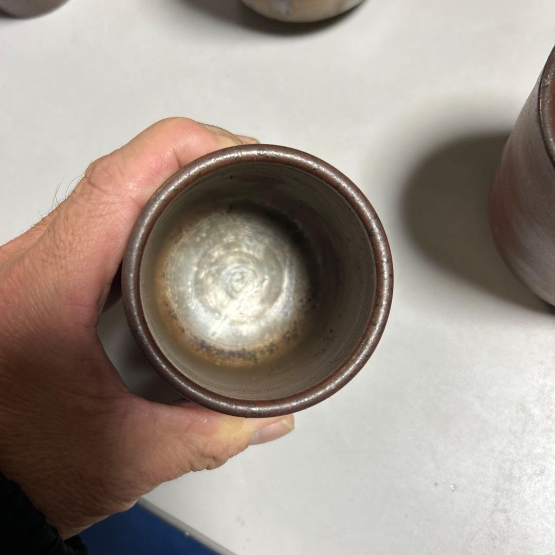 備前焼　ぐい呑み　湯呑み　5個セット
