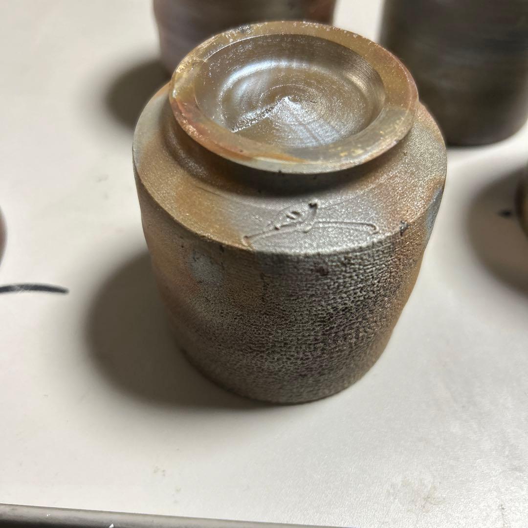 備前焼　ぐい呑み　湯呑み　5個セット