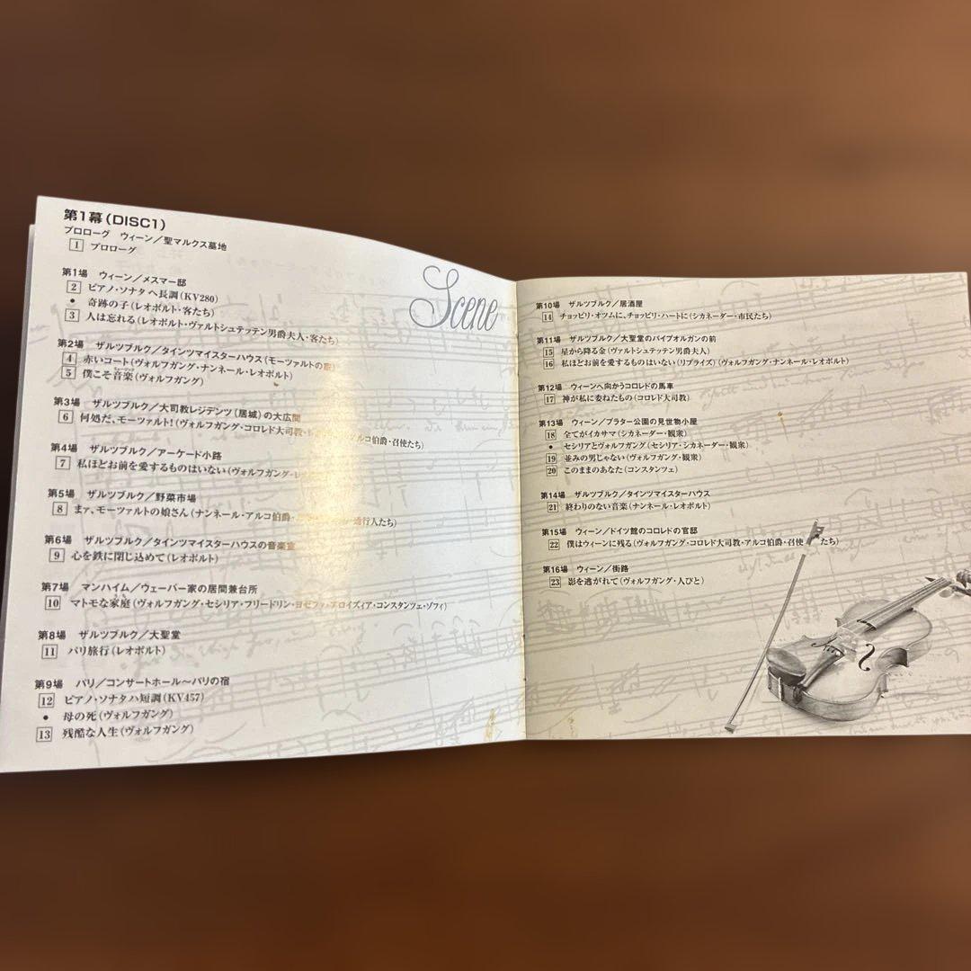 CD ミュージカル「モーツァルト」日本初演ライブ版