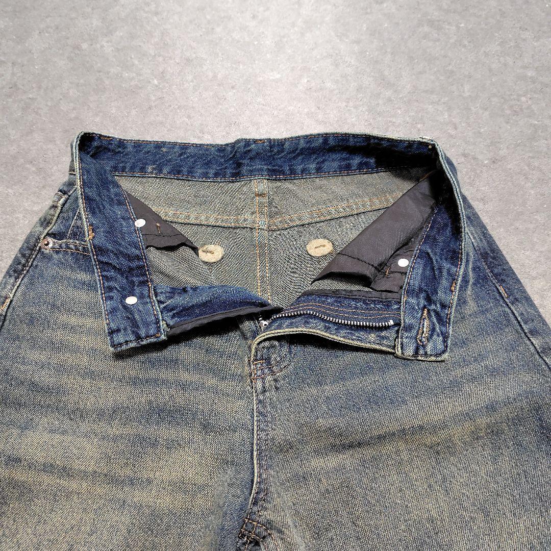 パンツ 00s archive wide buggy denim y2k