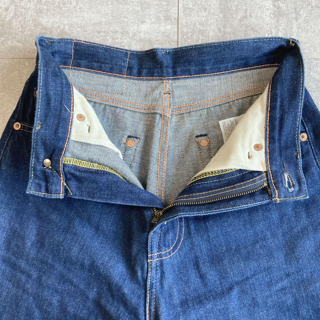 【美品】モンローデニム　Levi's 701 ピンク耳 W26 濃紺