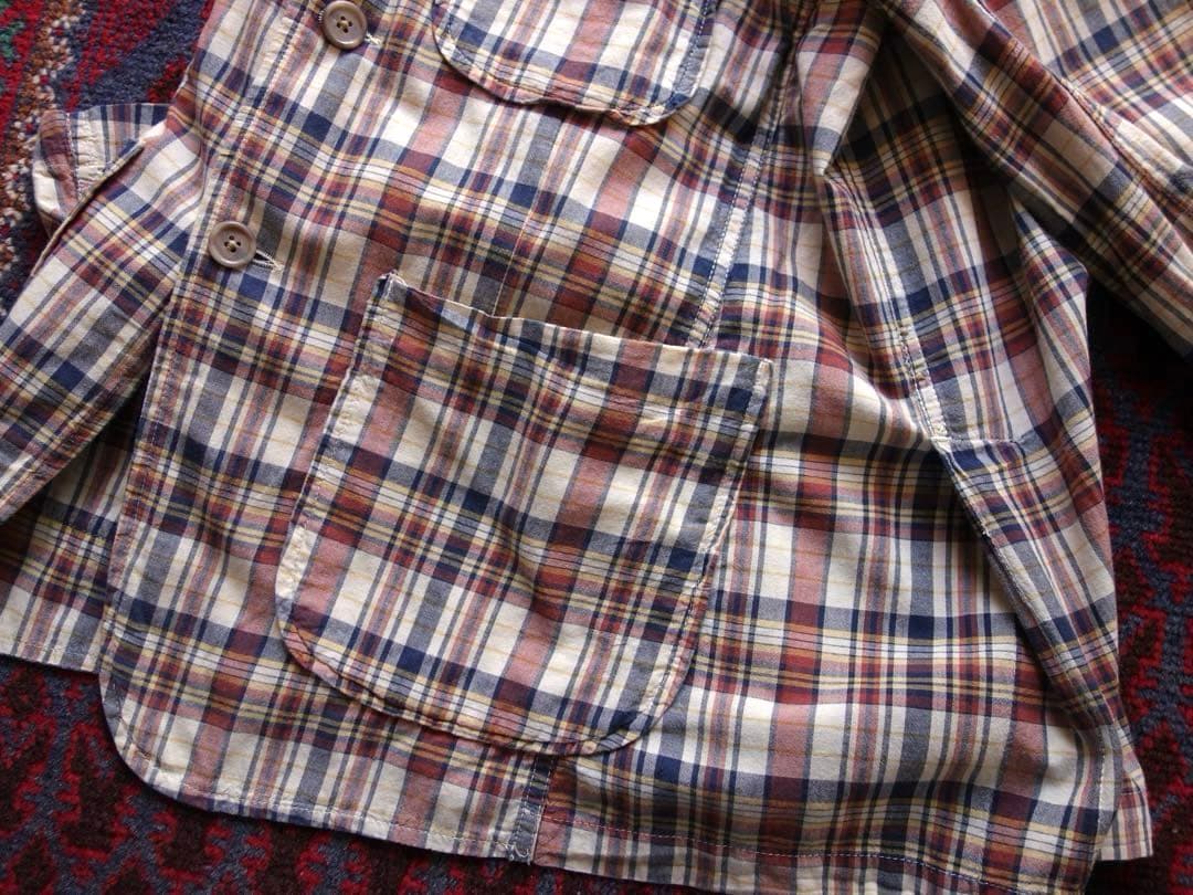 ENGINEERED GARMENTS ベイカージャケット S マドラスチェック