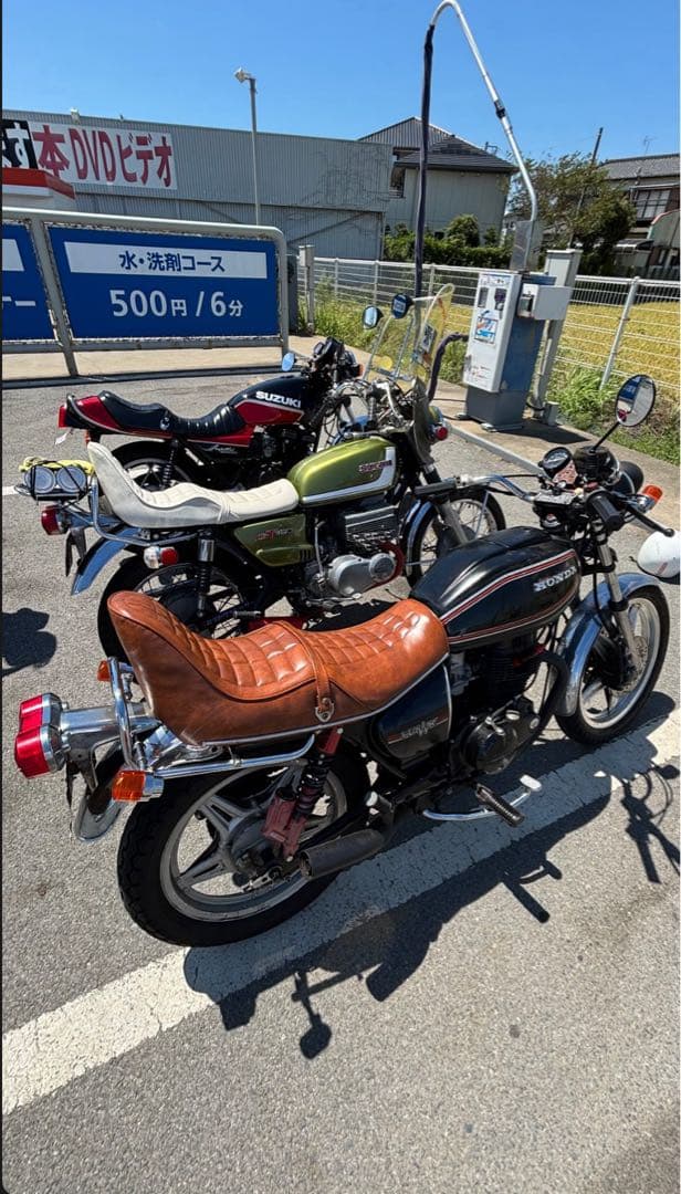 cb250t チョビ三段シート　オーダー品