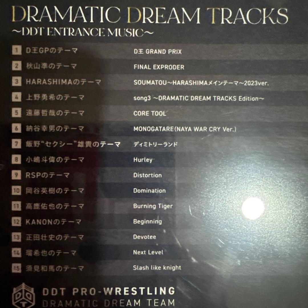 DDTプロレス　貴重　入場テーマ曲　CD 4種セット