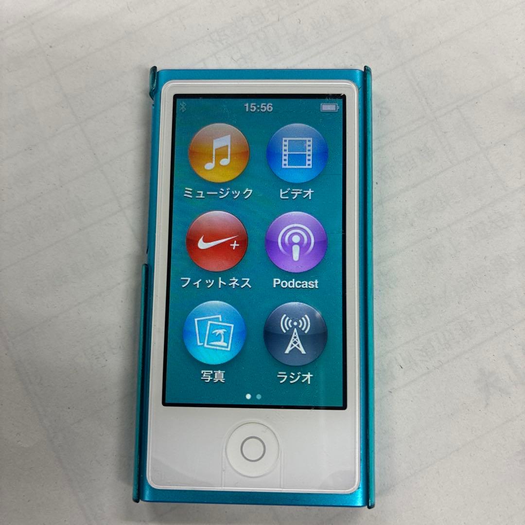 Apple iPod nano 16GB ケース付き第7世代 ブルー
