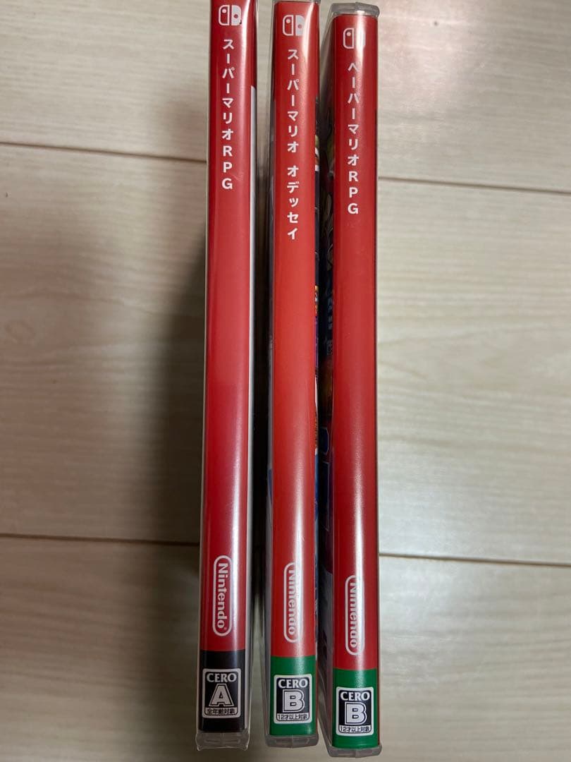 Nintendo Switch マリオシリーズ　3本まとめ売り