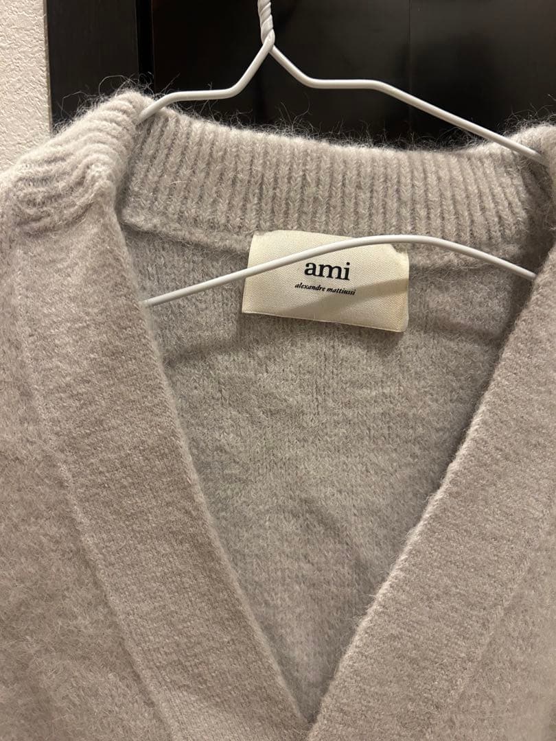 ami グレー カーディガン