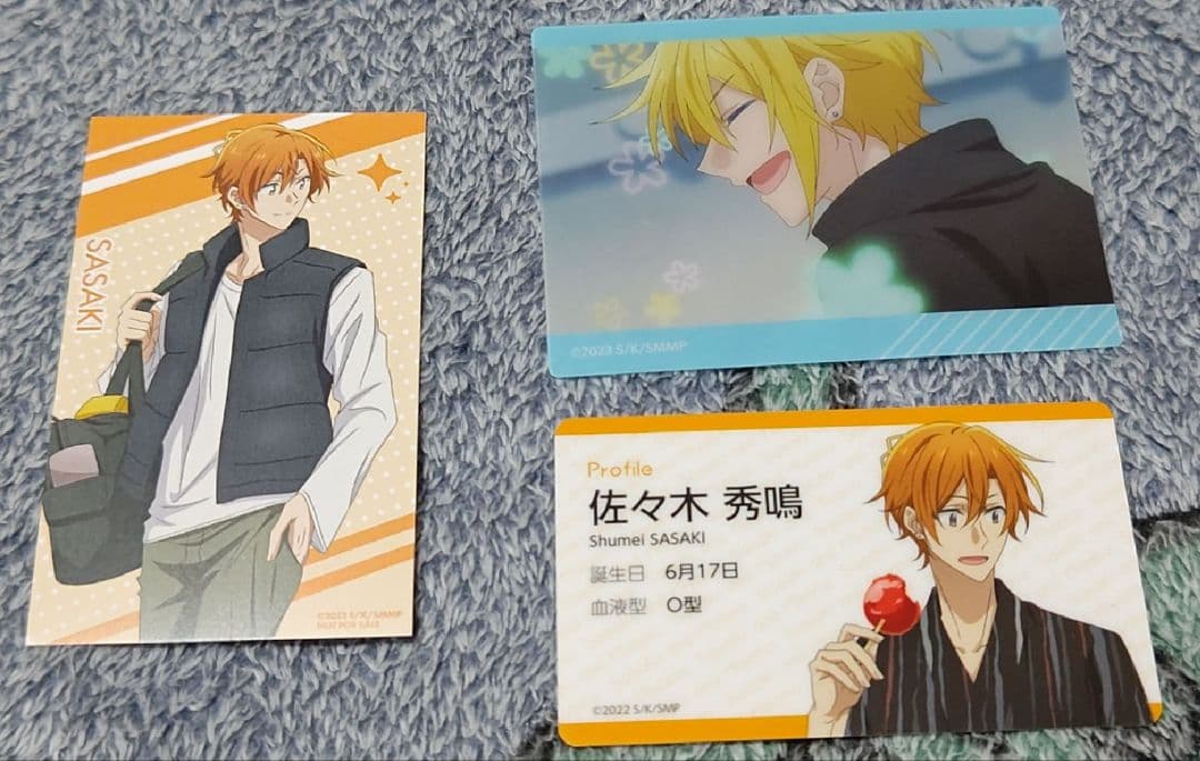 在庫ラスト　佐々木と宮野　平野と鍵浦　アクリルスタンド　イラストカード　他