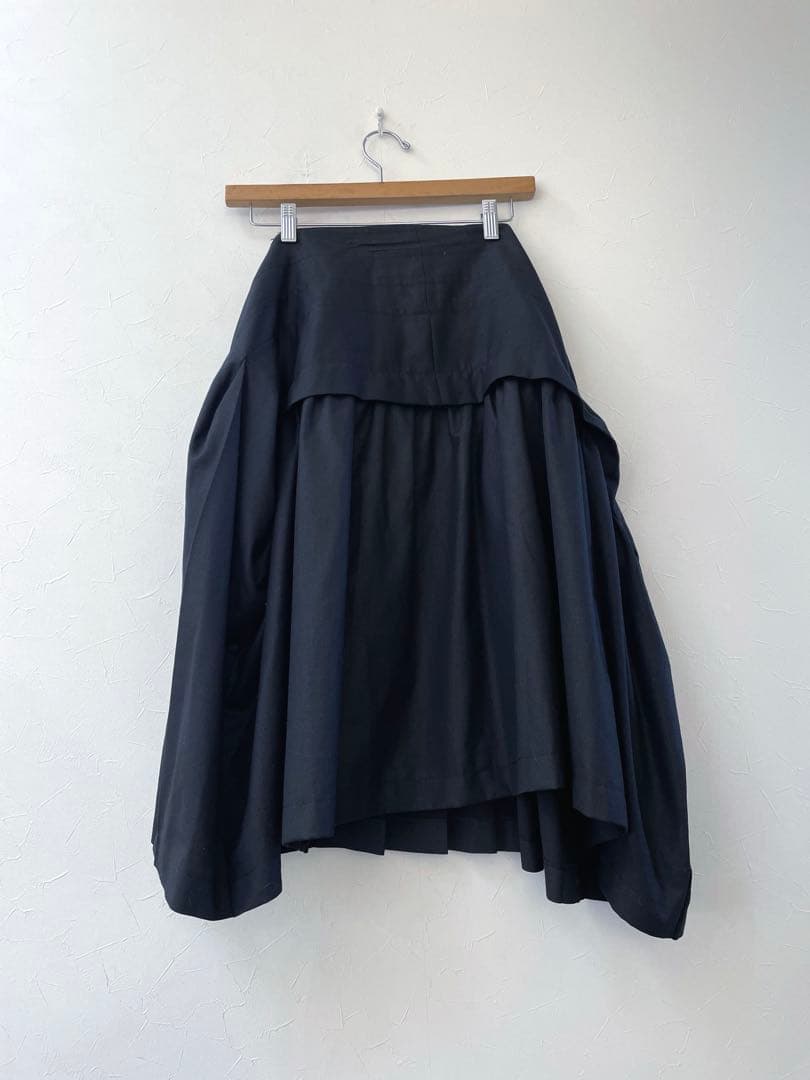 tricot コムデギャルソン　希少　立体　プリーツ　スカート　変形デザイン