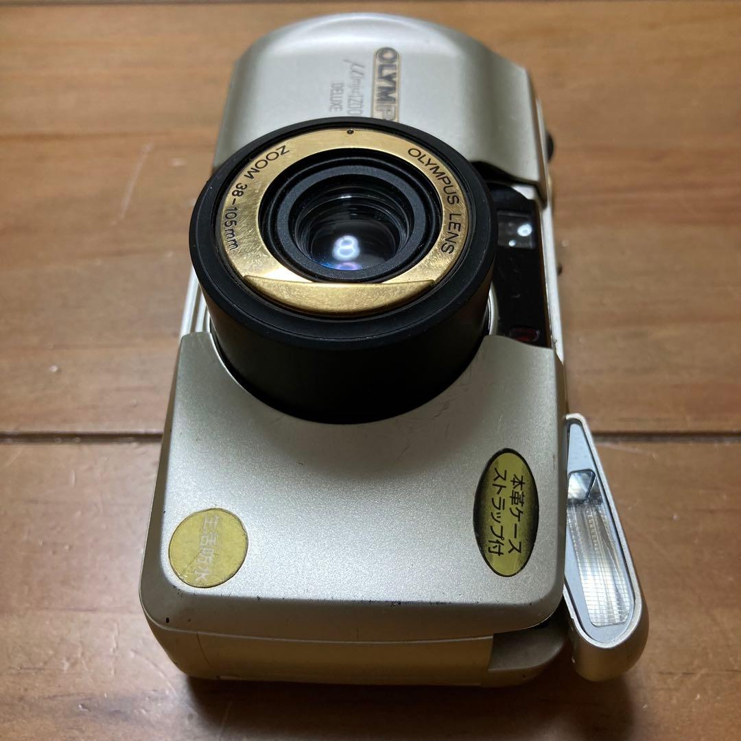 OLYMPUS μ ZOOM 105 DELUXE シルバー フィルムカメラ