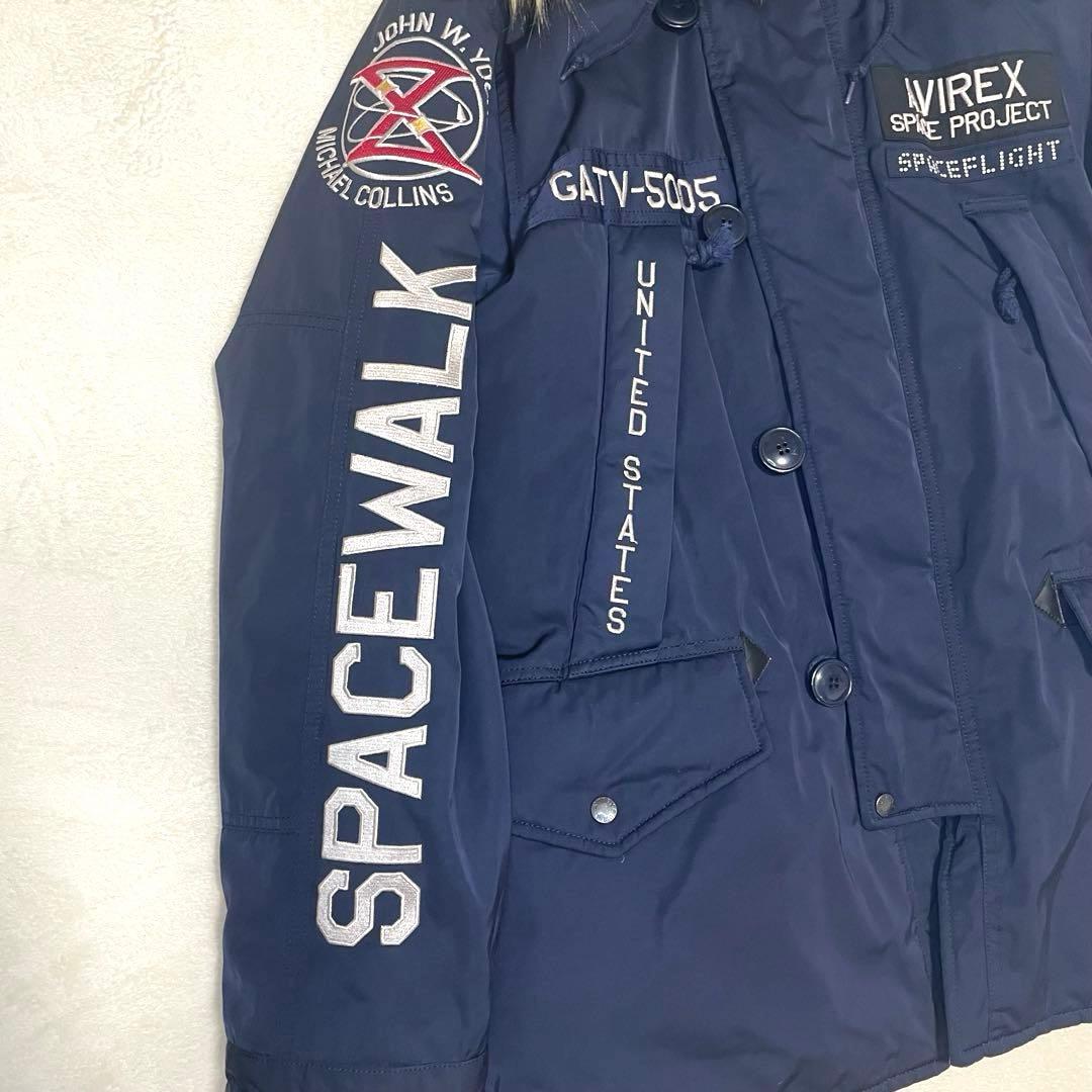 AVIREX GT-10 SPACE WALK N-3B 紺size2XL