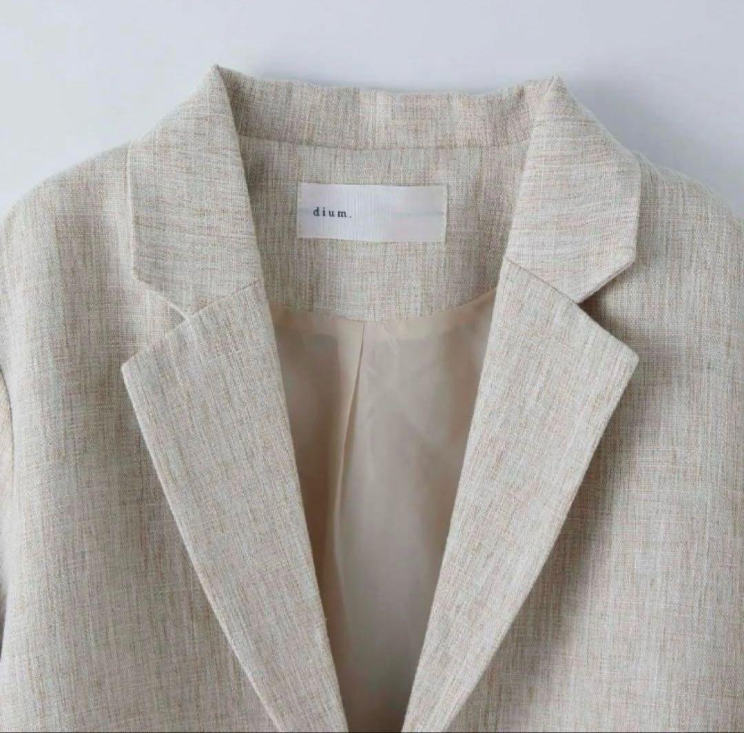 【dium.】summer tweed over jacket