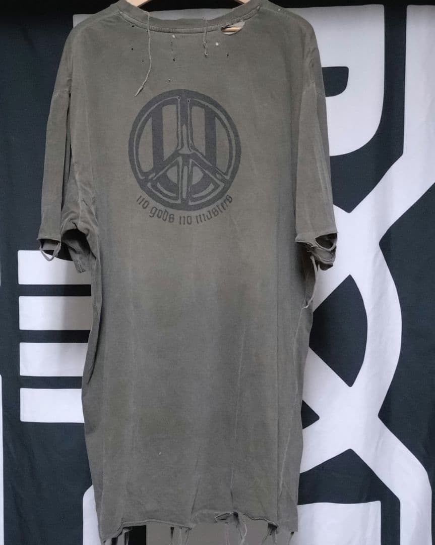 【中古】UNDERCOVER SCAB期 ダメージ加工TシャツXL