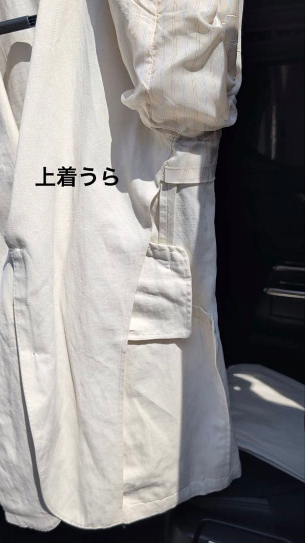 【試着のみ】BURBERRY BLACL LARBEL スーツ上下　アイボリー