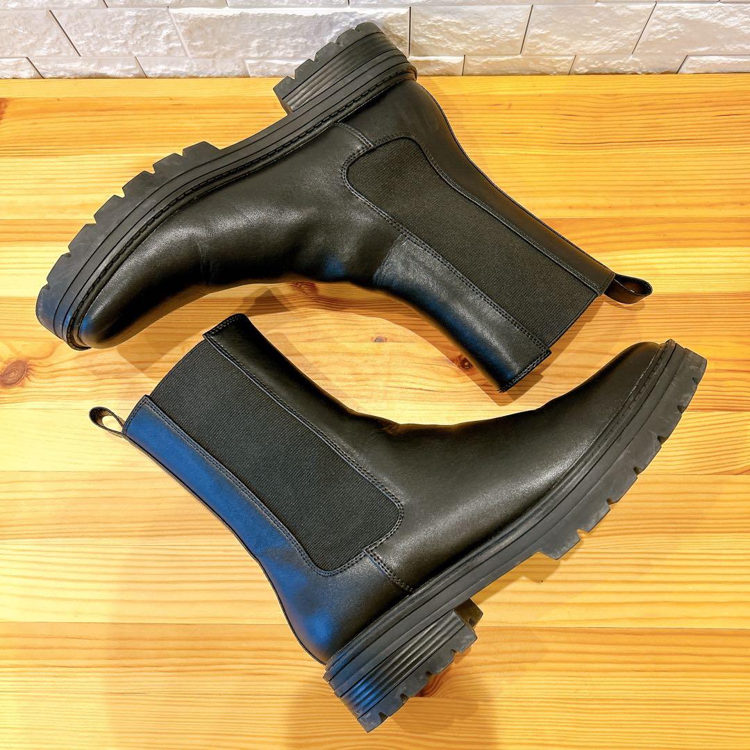 LE TALON GRISE ルタロン チェルシーブーツ サイドゴアブーツ 黒