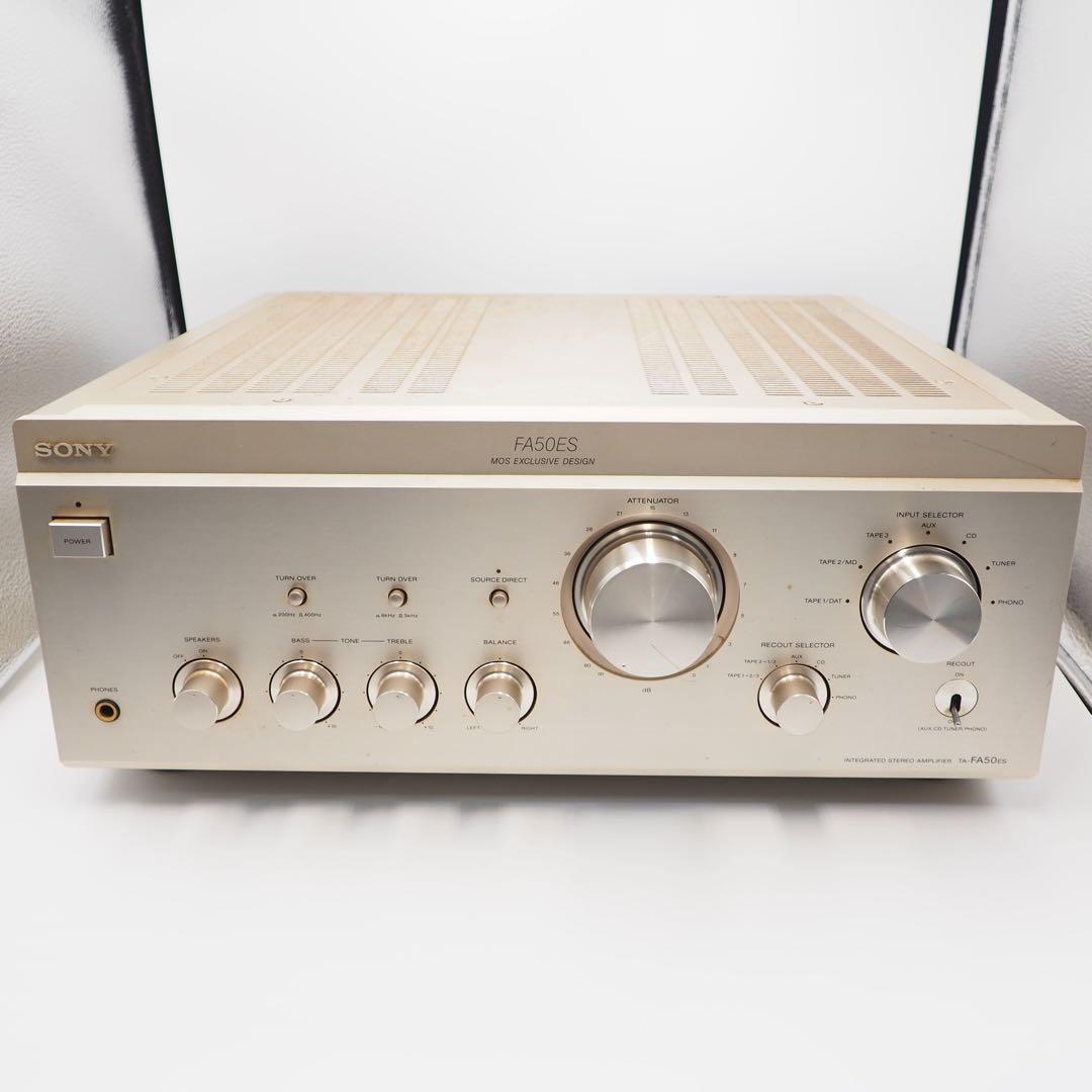 SONY TA-FA50ES プリメインアンプ 名機 全端子音出し確認済み