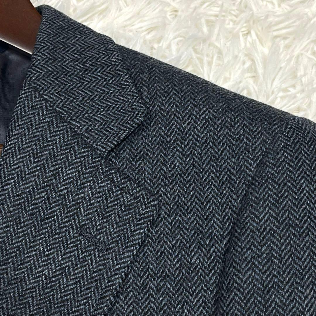 美品✨ブルックスブラザーズ ヘリンボーンツイードジャケット39REG グレー