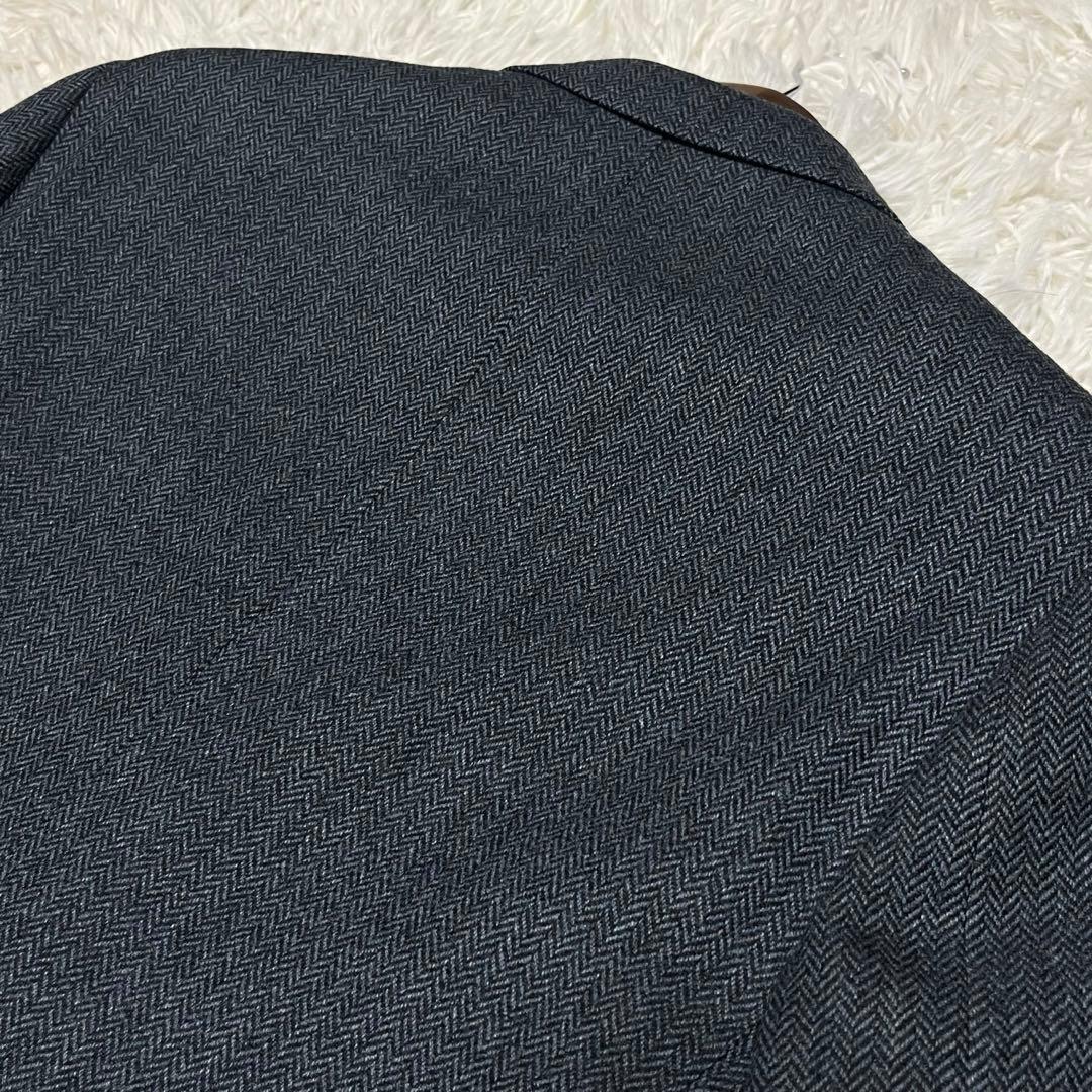 美品✨ブルックスブラザーズ ヘリンボーンツイードジャケット39REG グレー