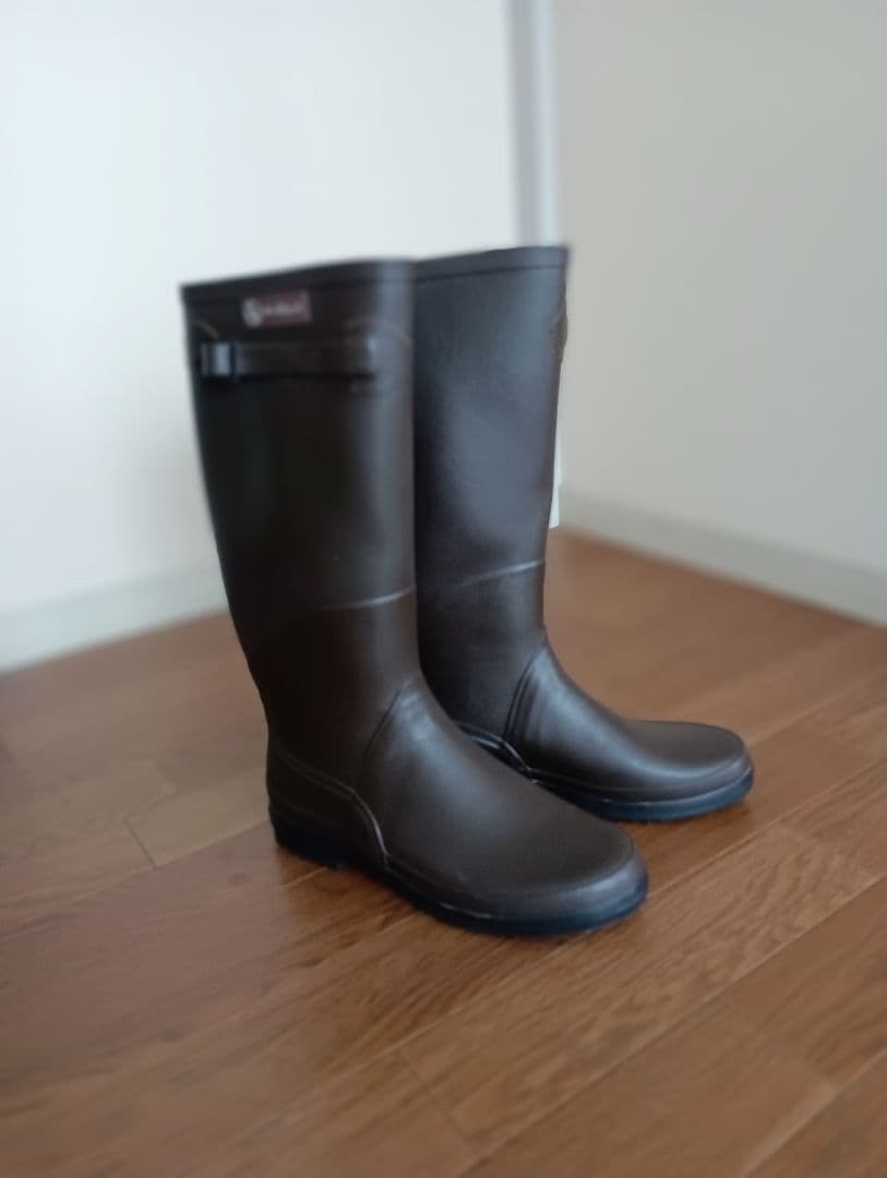 AIGLE エーグル ラバーブーツ ブラウン