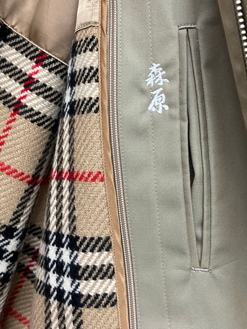 値下バーバリー　Burberry ステンカラーコート ライナー付き ノバチェック