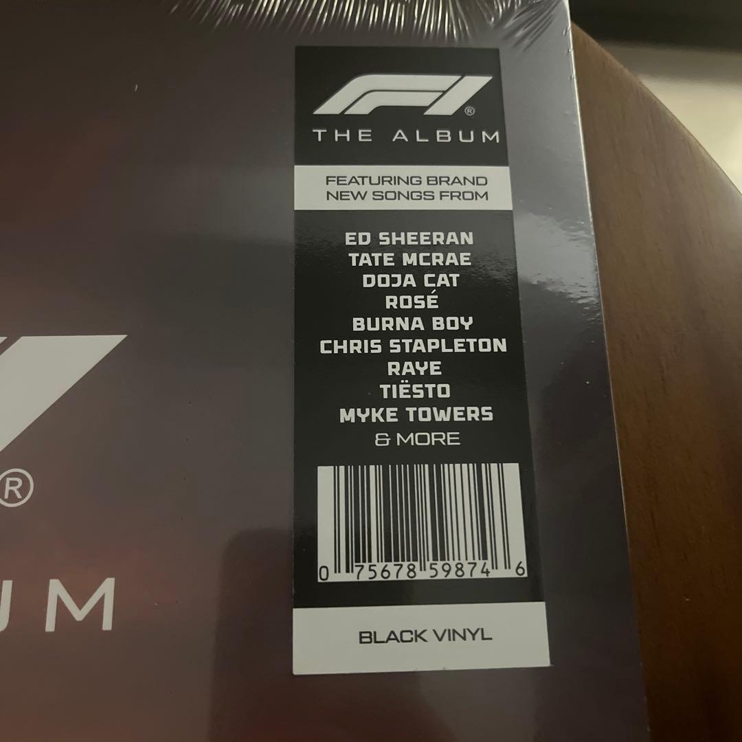 F1 THE ALBUM テストプレス限定黒色レコード