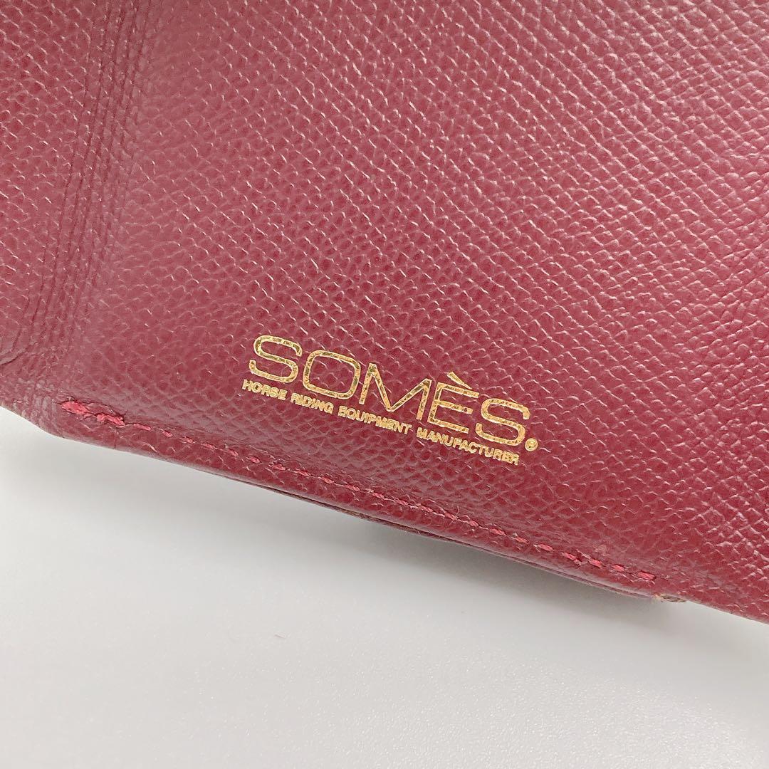【美品】SOMES SADDLE ソメスサドル ピルエット 三つ折り財布 レザー