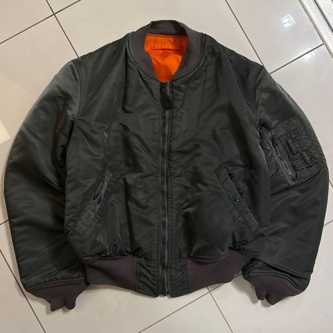 90's ALPHA 1968年復刻モデル MA-1 肉厚 LARGE