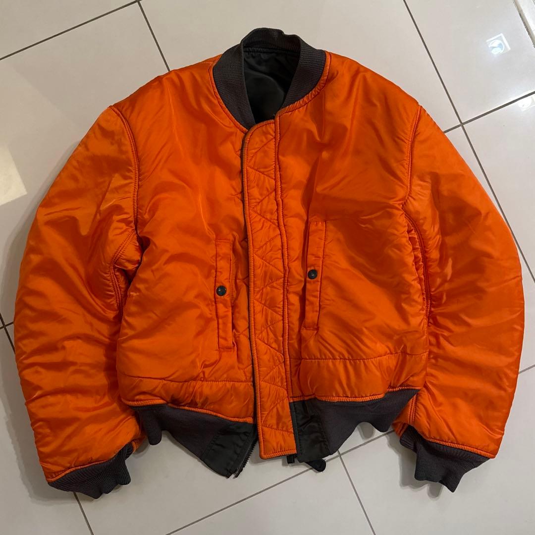 90's ALPHA 1968年復刻モデル MA-1 肉厚 LARGE