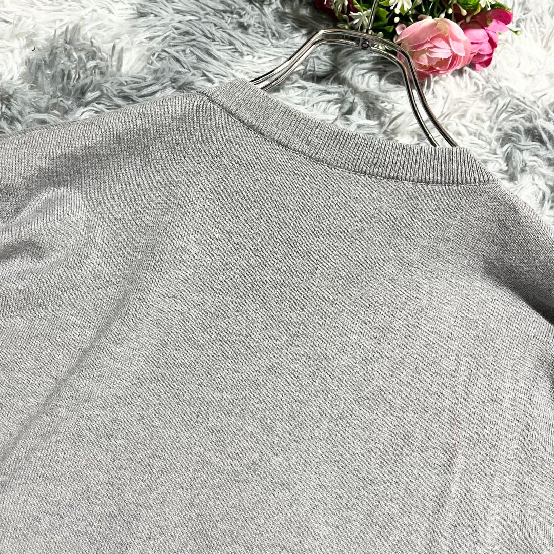 ジョンスメドレー シーアイランドコットン　半袖ニットTシャツ グレー　M