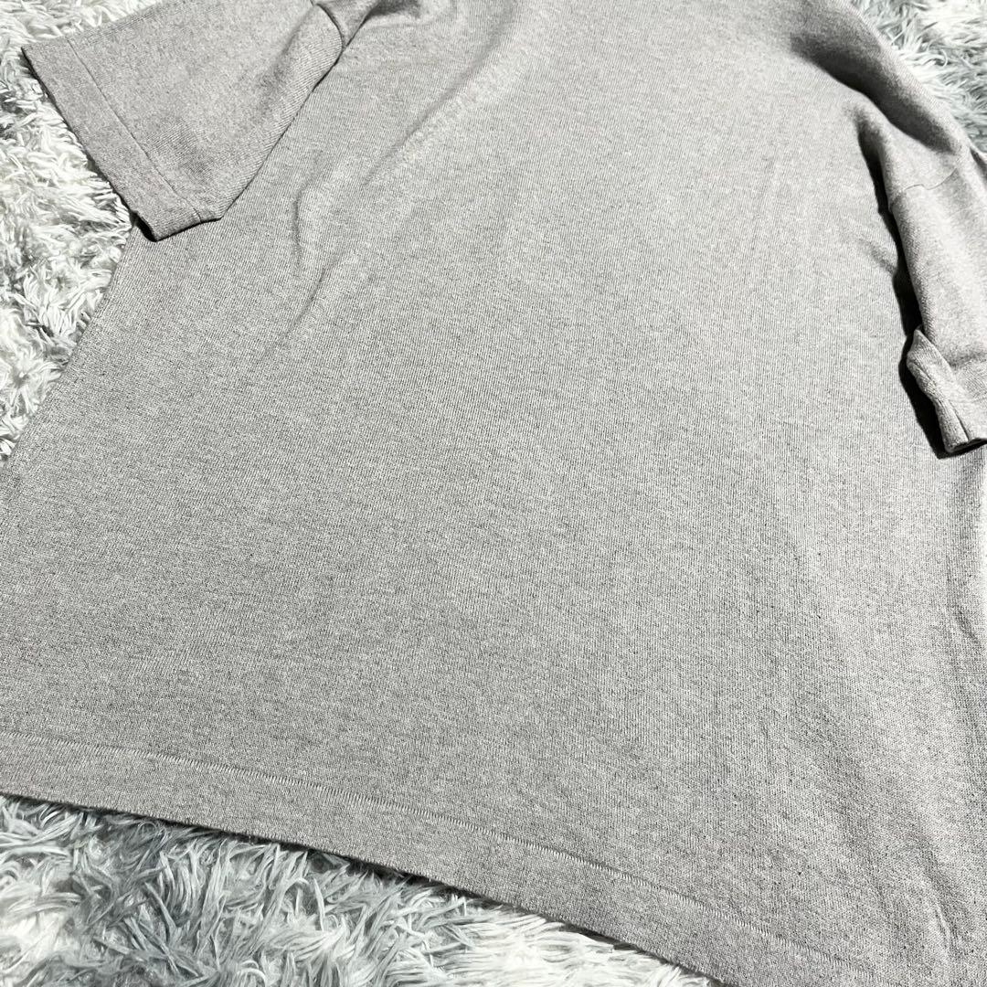 ジョンスメドレー シーアイランドコットン　半袖ニットTシャツ グレー　M