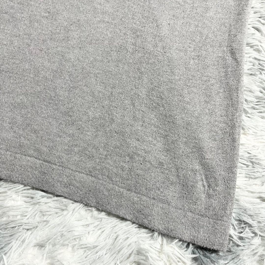 ジョンスメドレー シーアイランドコットン　半袖ニットTシャツ グレー　M