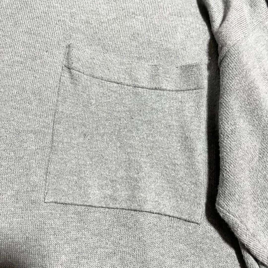 ジョンスメドレー シーアイランドコットン　半袖ニットTシャツ グレー　M