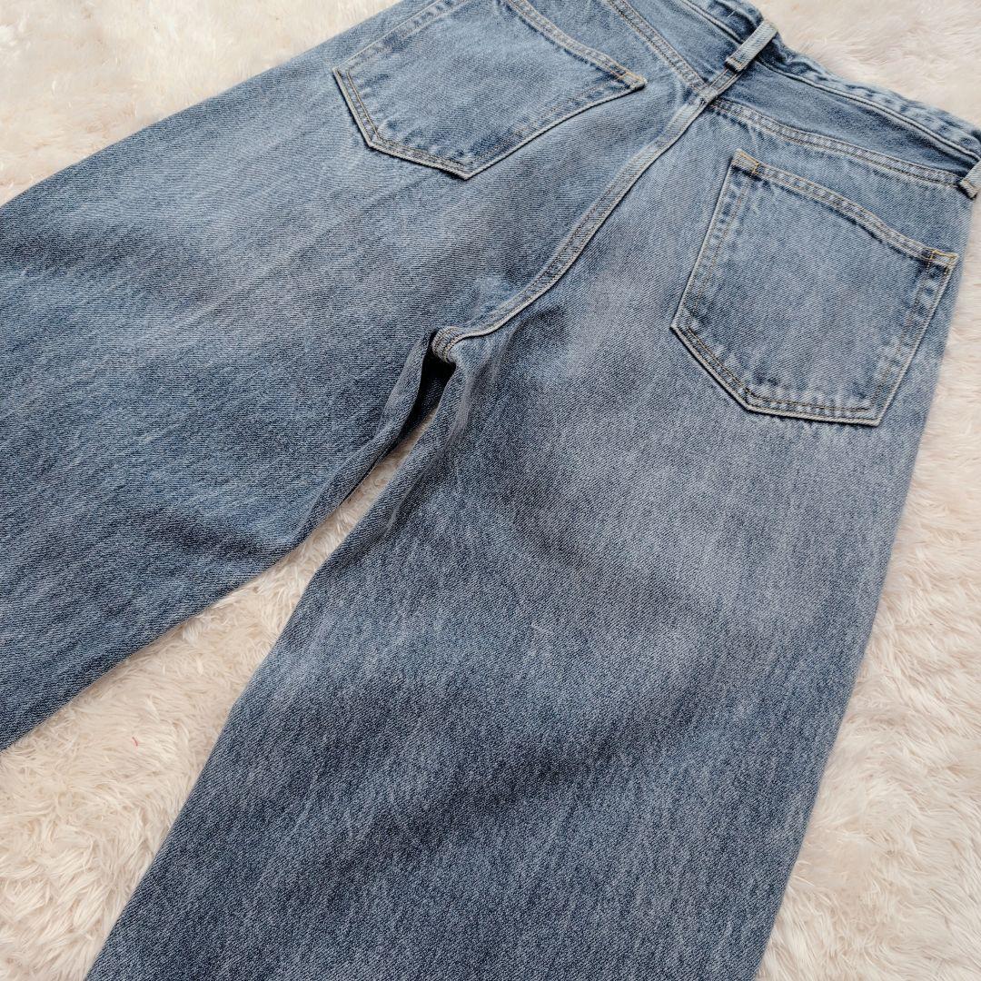 ✨人気✨ウィムガゼット センタープレスワイドデニム 36