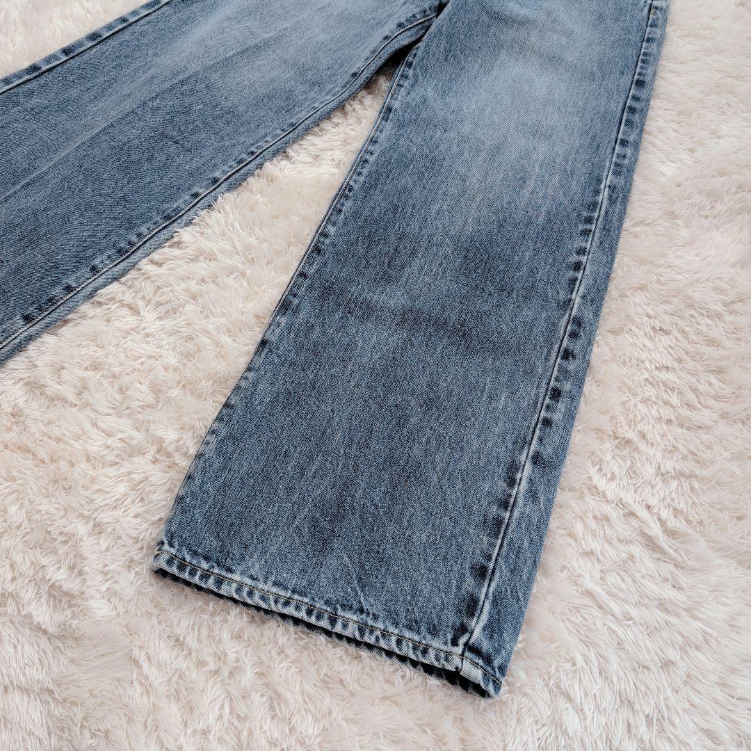 ✨人気✨ウィムガゼット センタープレスワイドデニム 36