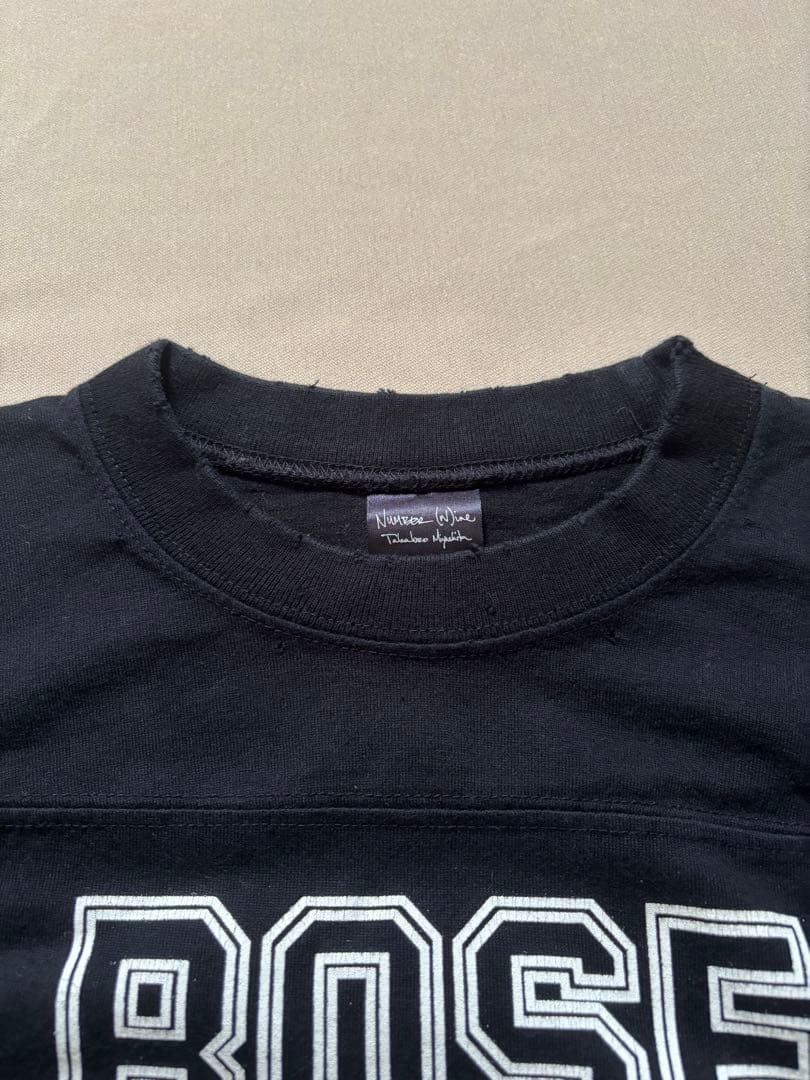 NUMBER (N)INE Tシャツ 黒 SIZE:0