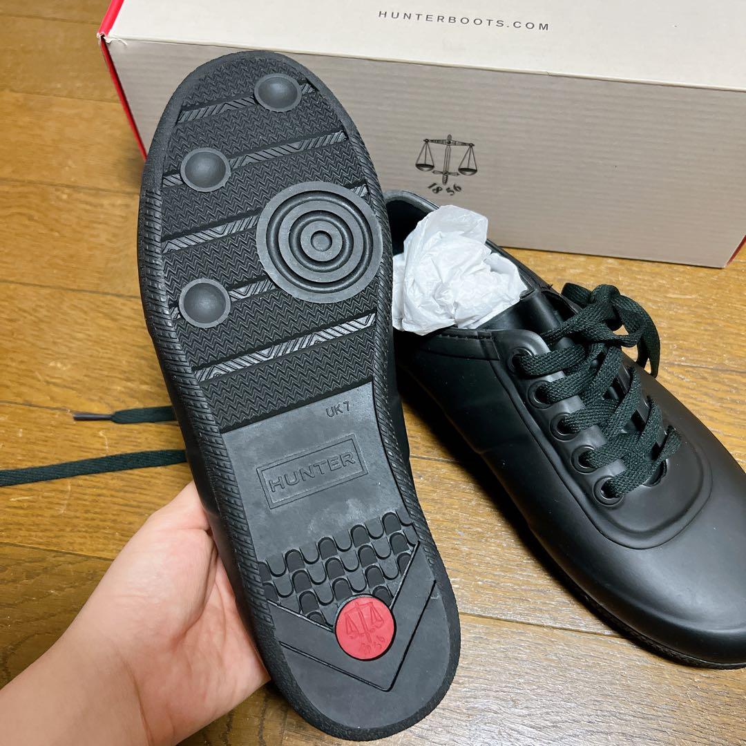 HUNTER ハンター　レインシューズ　スニーカー　新品　UK7
