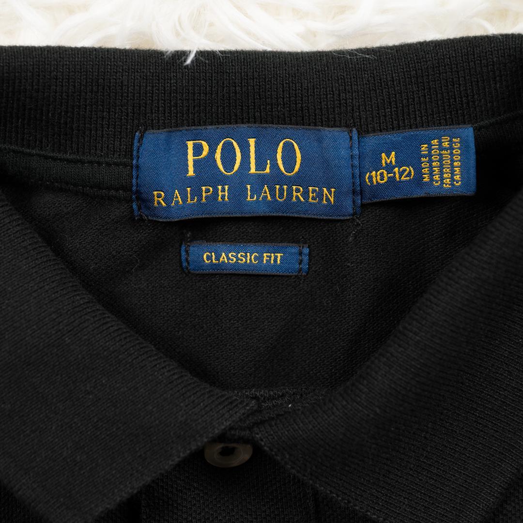 【美品】ラルフローレン　ポロシャツ　ビッグポニー　半袖　ブラック
